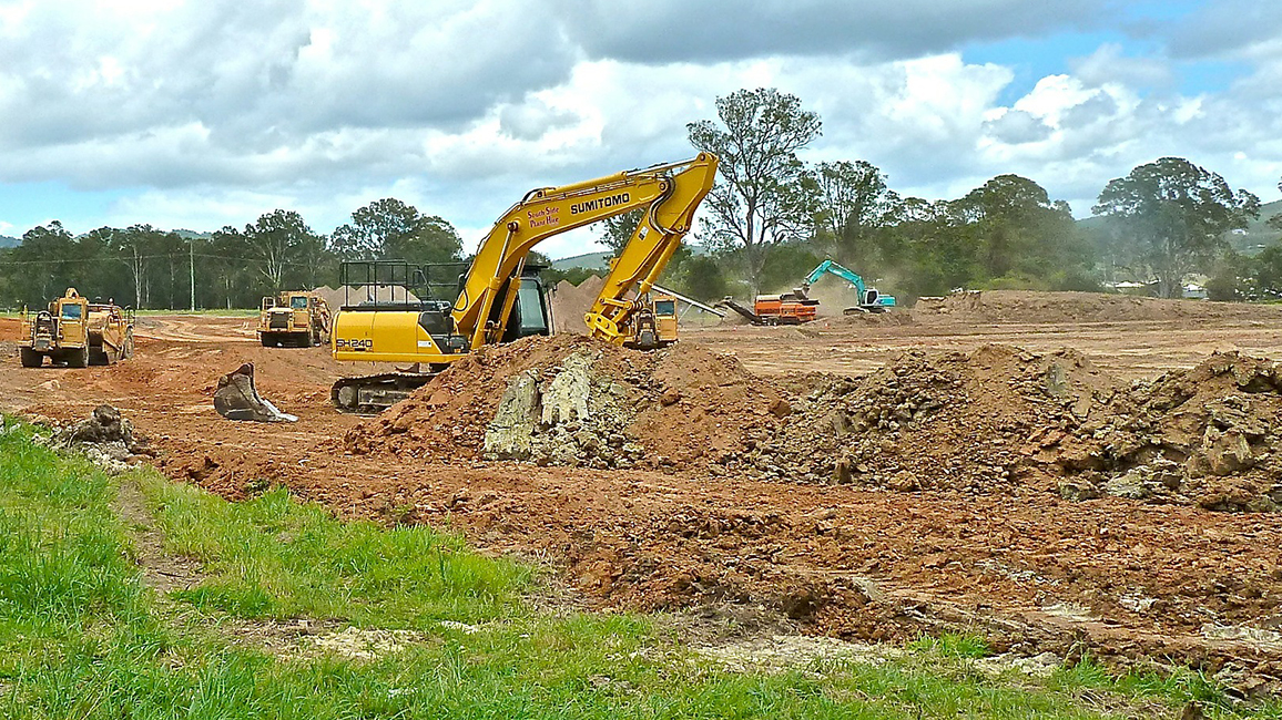 Foto von Bulldozern